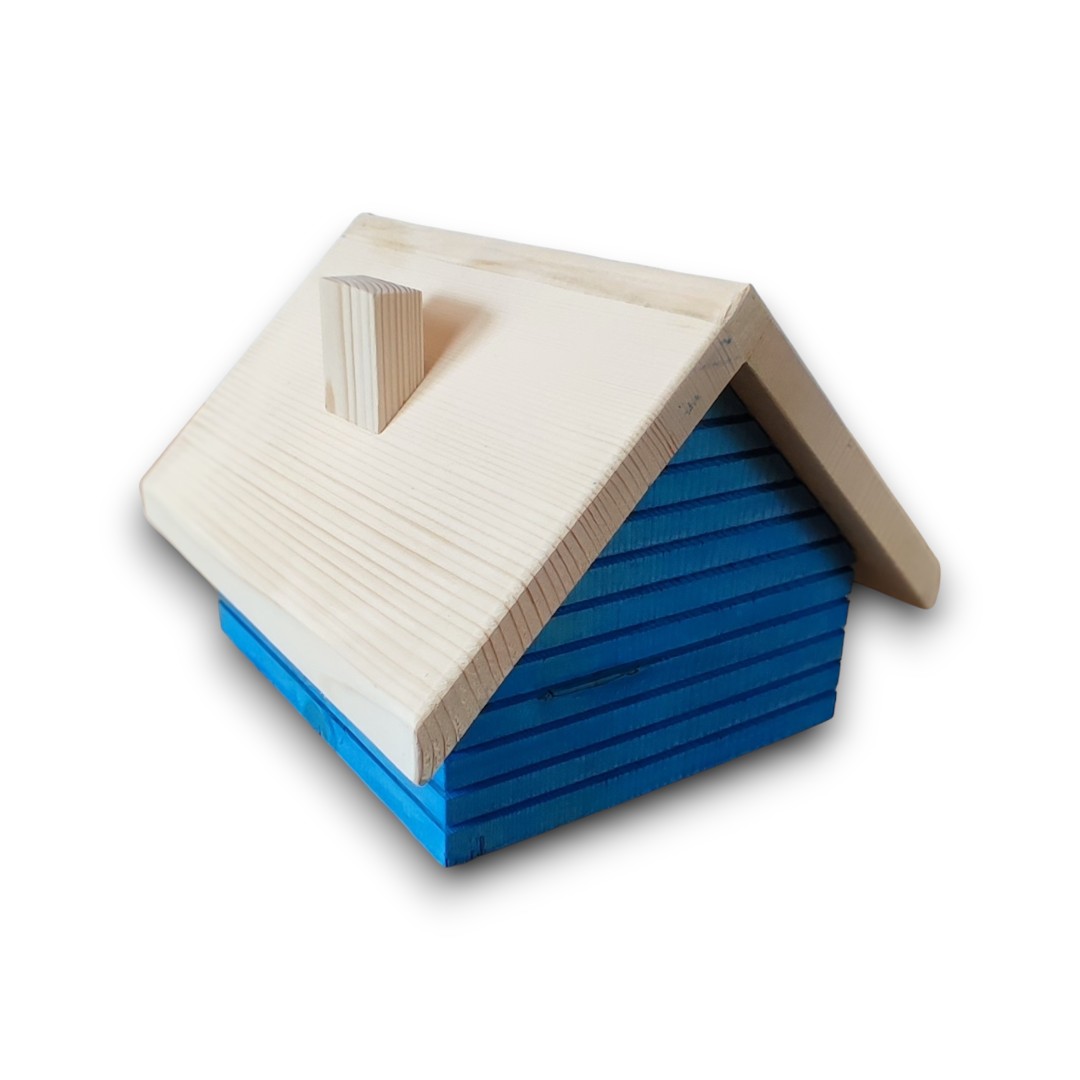 Domek BLUE dla małych GRYZONI - obrazek 3