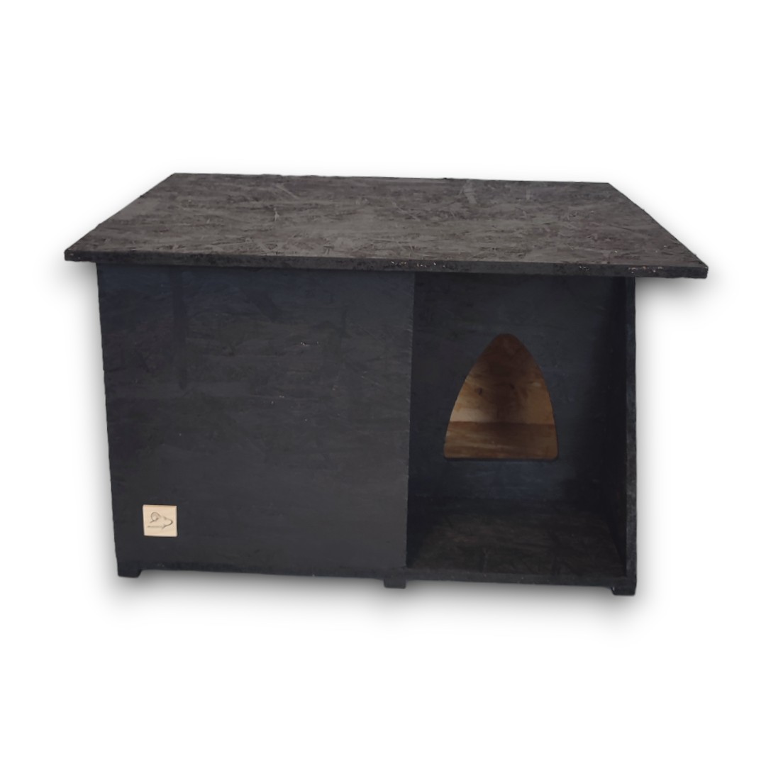 Domek dla kota ZEWNĘTRZNY BLACK - obrazek 2