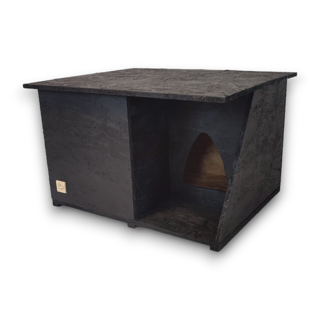 Domek dla kota ZEWNĘTRZNY BLACK