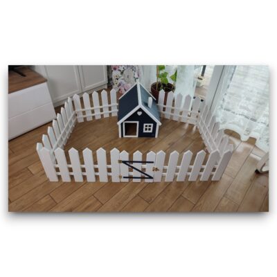 Domek z ogródkiem dla króliczka