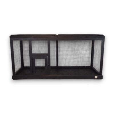 Klatka dla króliczka ABSOLUTNA CZERŃ na zamówienie