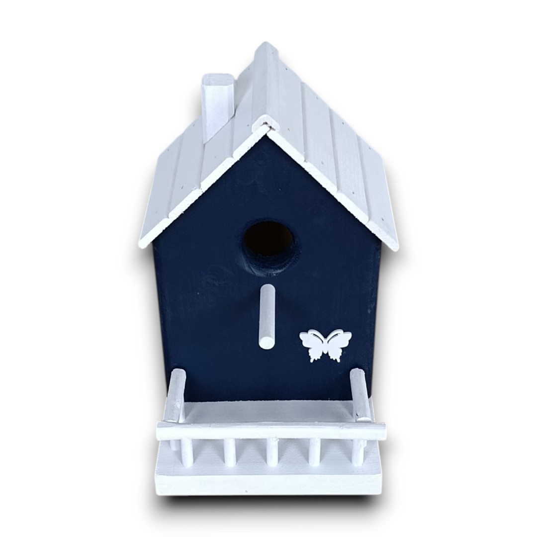 budka - karmnik dekoracyjny, ogrodowy dla ptaków - obrazek 2