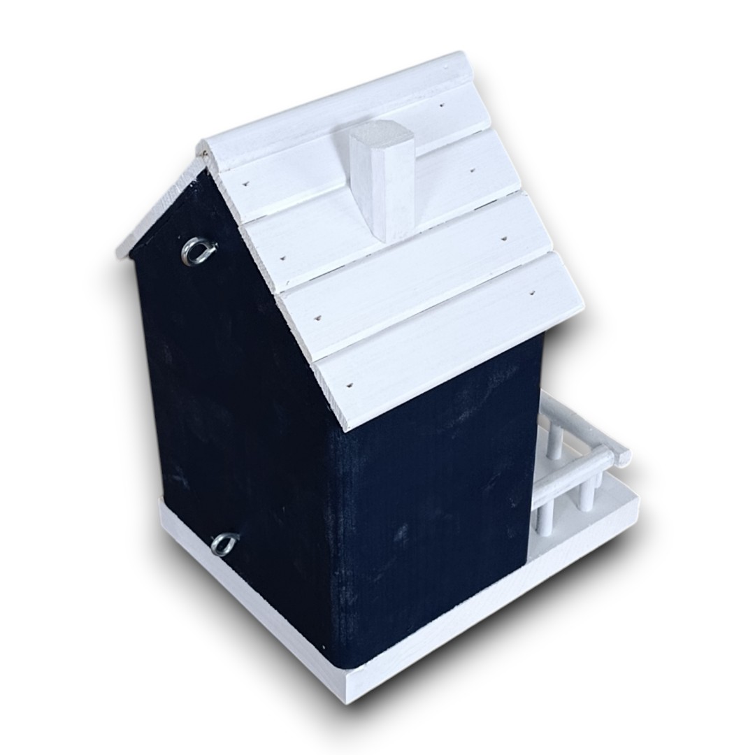 budka - karmnik dekoracyjny, ogrodowy dla ptaków - obrazek 5