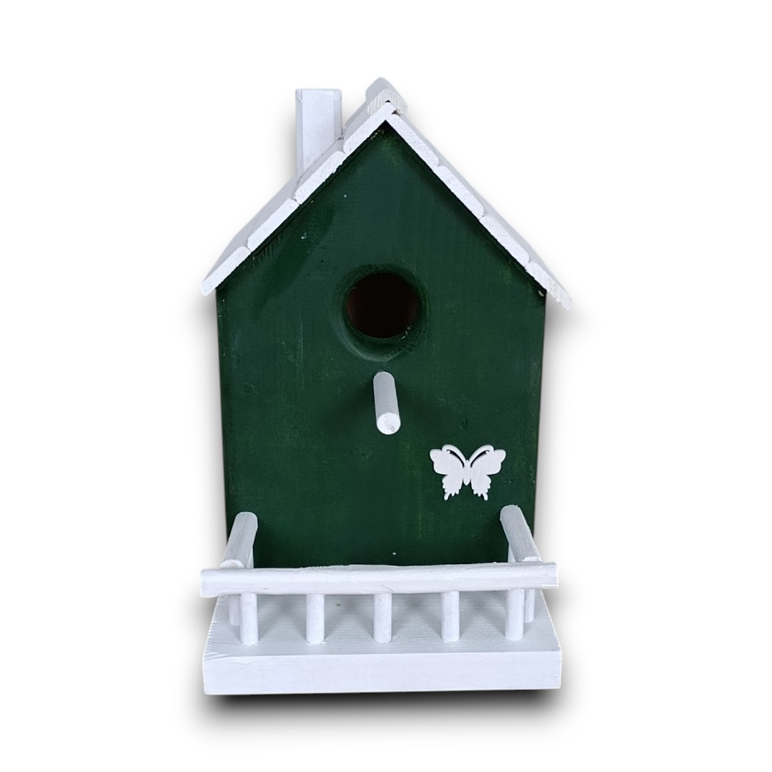 budka - karmnik dekoracyjny, ogrodowy dla ptaków