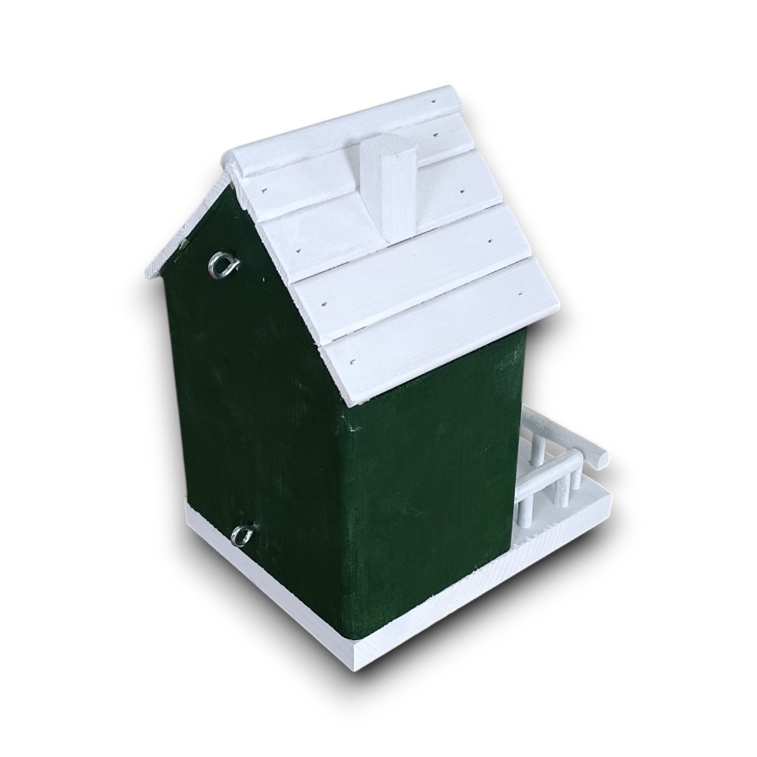 budka - karmnik dekoracyjny, ogrodowy dla ptaków - obrazek 4