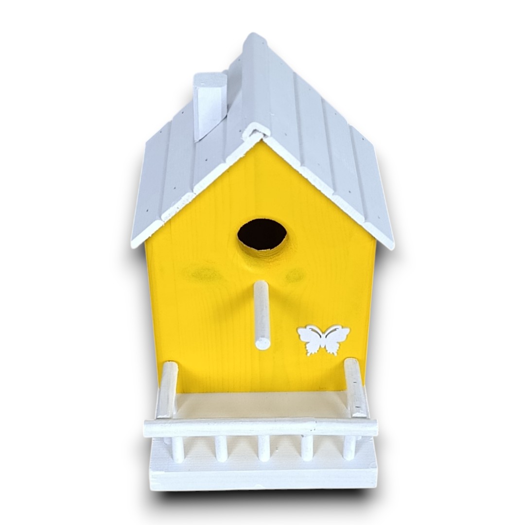 budka - karmnik dekoracyjny, ogrodowy dla ptaków - obrazek 2