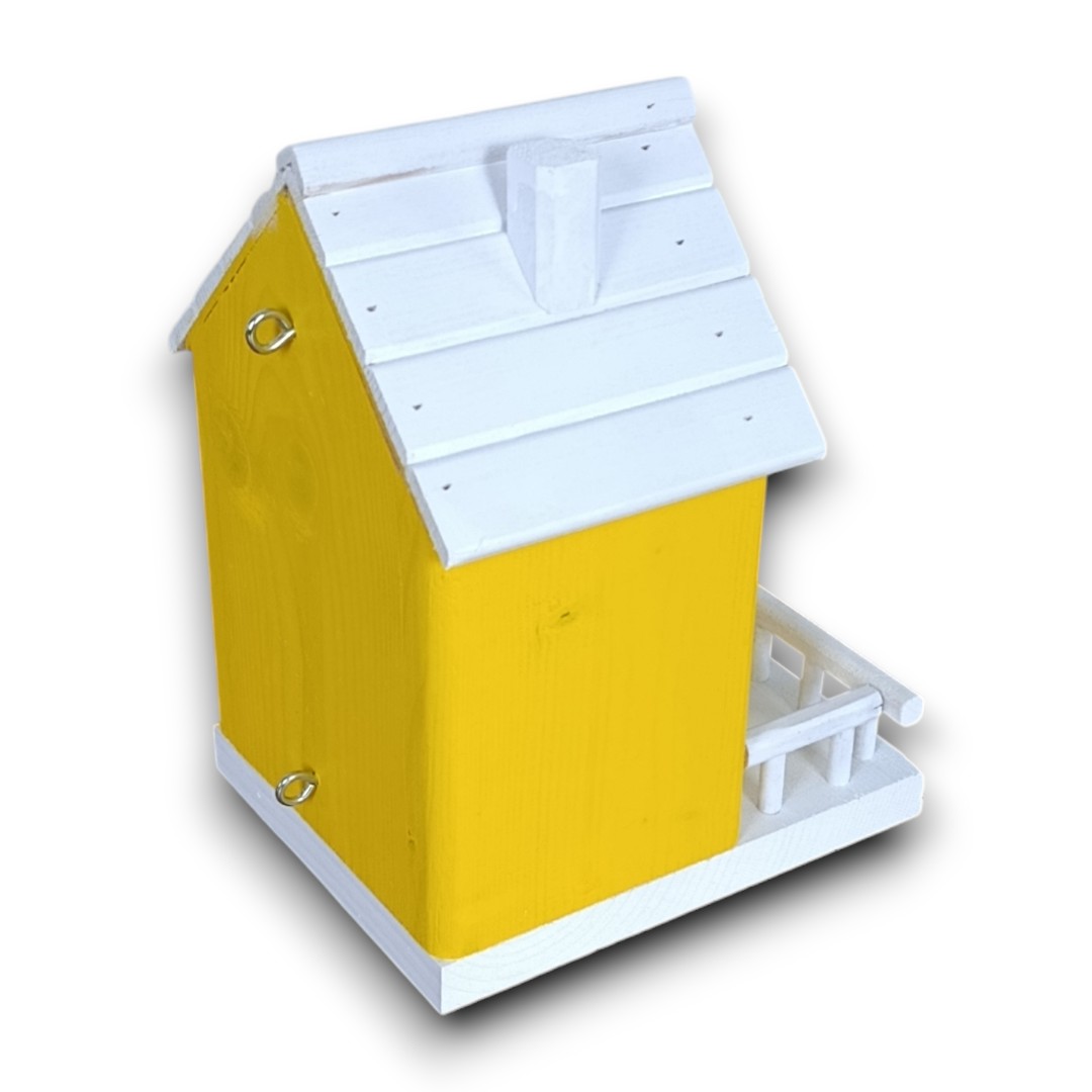 budka - karmnik dekoracyjny, ogrodowy dla ptaków - obrazek 5